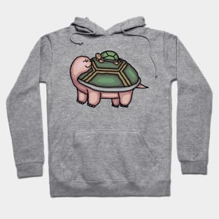 Cute Turtle and Baby Turtle Hoodie